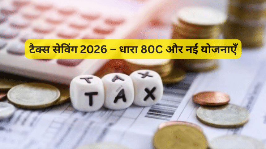 टैक्स सेविंग 2026 – धारा 80C और नई योजनाएँ