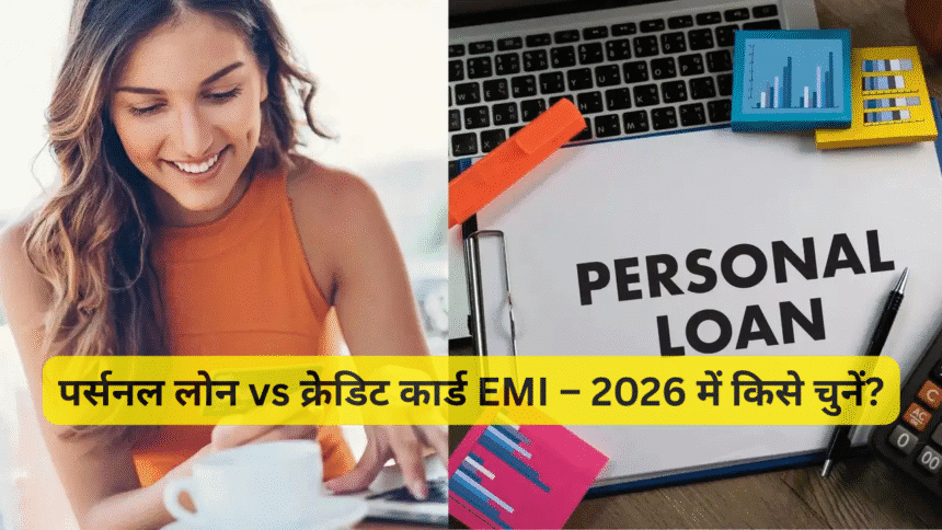 पर्सनल लोन vs क्रेडिट कार्ड EMI – 2026 में किसे चुनें?