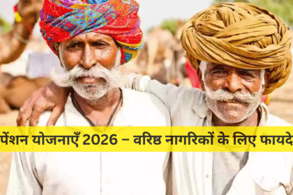पेंशन योजनाएँ 2026 – वरिष्ठ नागरिकों के लिए फायदे