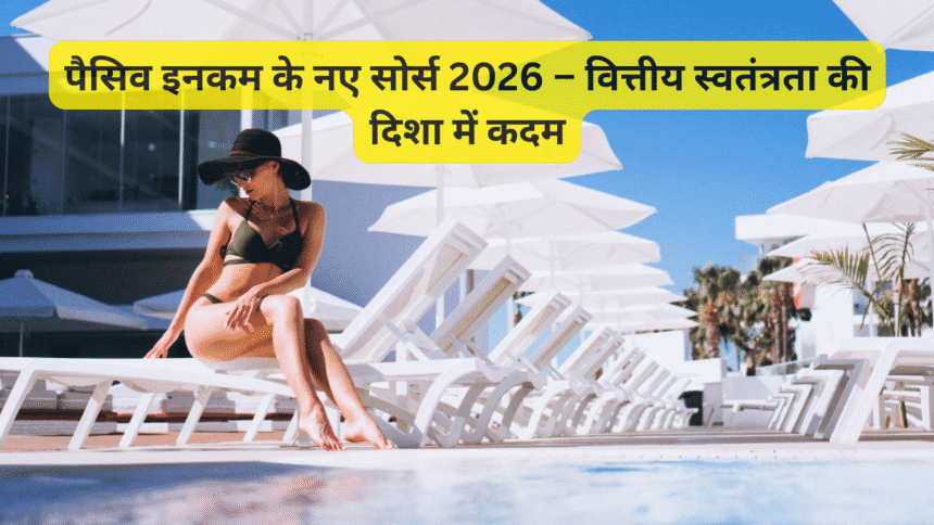 पैसिव इनकम के नए सोर्स 2026 – वित्तीय स्वतंत्रता की दिशा में कदम