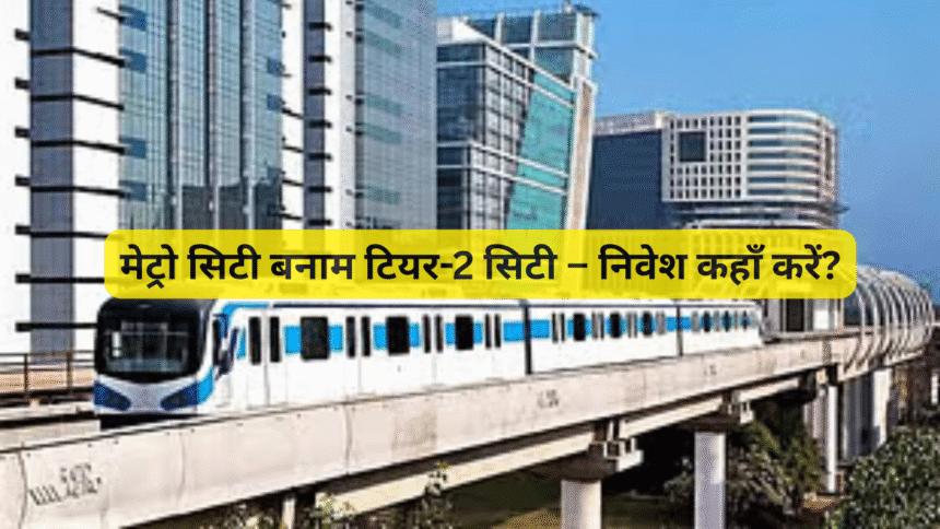 मेट्रो सिटी बनाम टियर-2 सिटी – निवेश कहाँ करें?