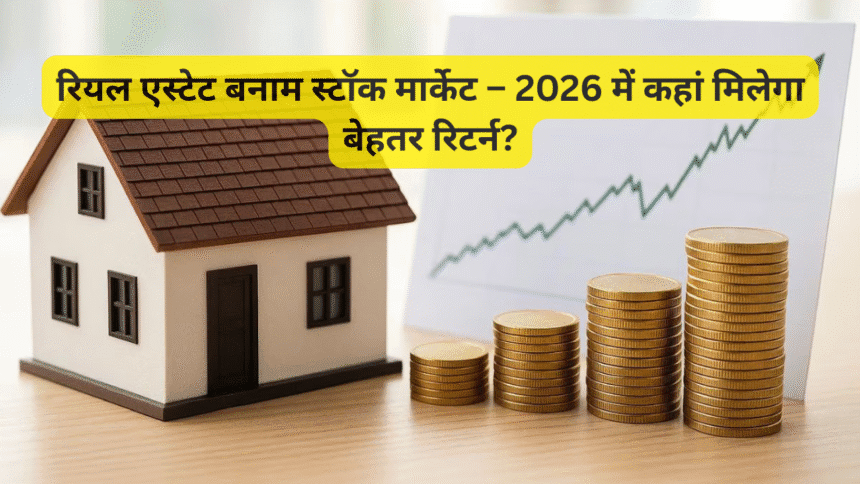 रियल एस्टेट बनाम स्टॉक मार्केट – 2026 में कहां मिलेगा बेहतर रिटर्न?