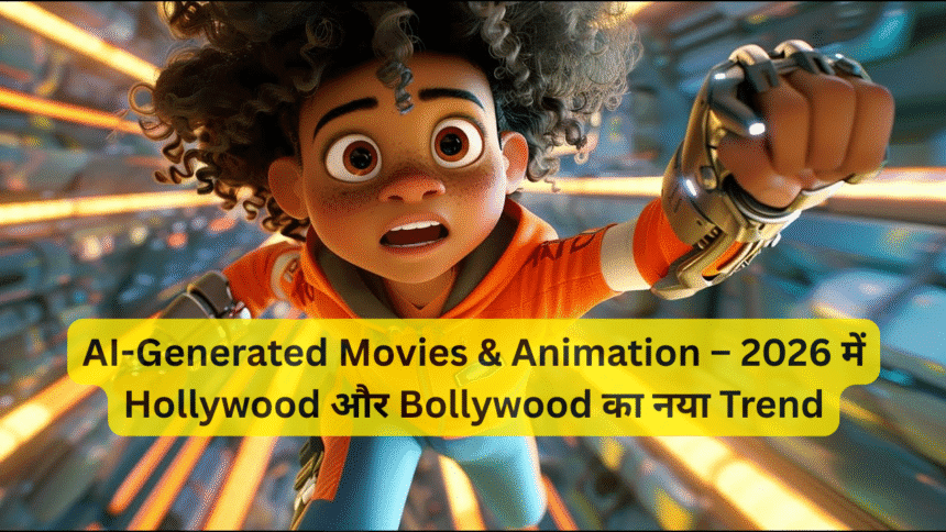 AI-Generated Movies & Animation – 2026 में Hollywood और Bollywood का नया Trend