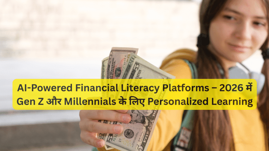 AI-Powered Financial Literacy Platforms – 2026 में Gen Z और Millennials के लिए Personalized Learning