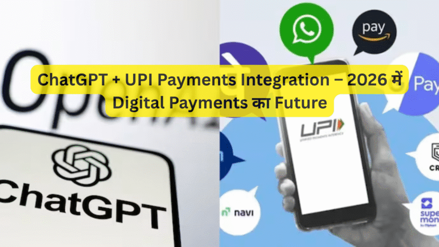 ChatGPT + UPI Payments Integration – 2026 में Digital Payments का Future