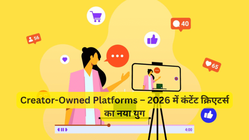 Creator-Owned Platforms – 2026 में कंटेंट क्रिएटर्स का नया युग