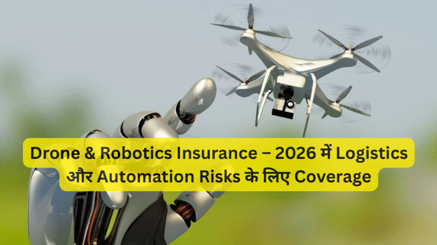 Drone & Robotics Insurance – 2026 में Logistics और Automation Risks के लिए Coverage