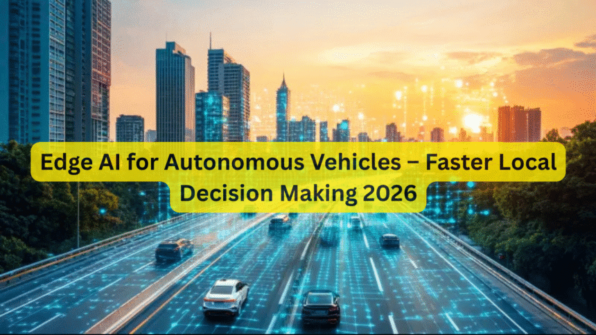 Edge AI for Autonomous Vehicles – Faster Local Decision Making 2026