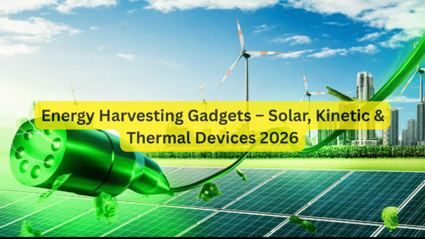 Energy Harvesting Gadgets – Solar, Kinetic & Thermal Devices 2026