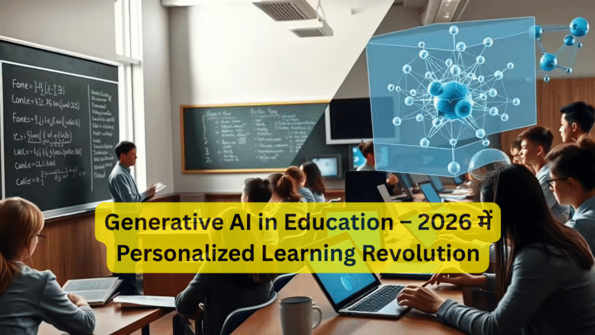 Generative AI in Education – 2026 में Personalized Learning Revolution