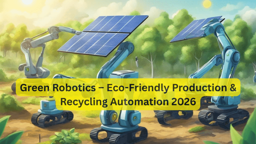 Green Robotics – Eco-Friendly Production & Recycling Automation 2026