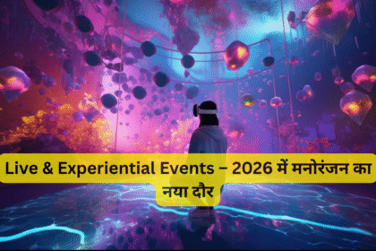 Live & Experiential Events – 2026 में मनोरंजन का नया दौर
