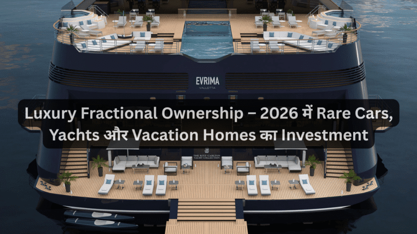 Luxury Fractional Ownership – 2026 में Rare Cars, Yachts और Vacation Homes का Investment