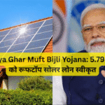 PM Surya Ghar Muft Bijli Yojana: 5.79 लाख घरों को रूफटॉप सोलर लोन स्वीकृत