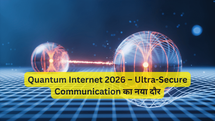 Quantum Internet 2026 – Ultra-Secure Communication का नया दौर