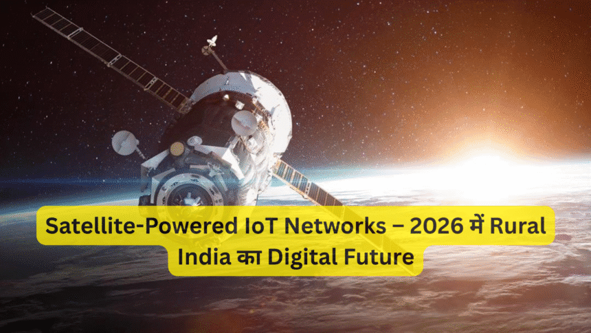 Satellite-Powered IoT Networks – 2026 में Rural India का Digital Future