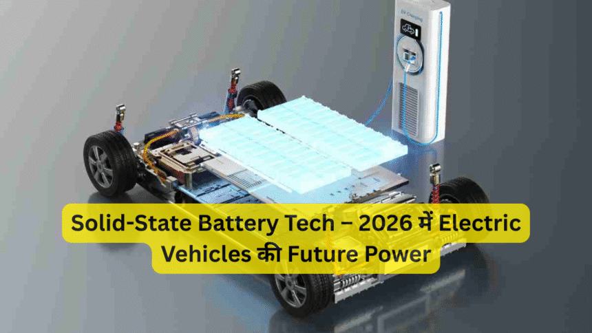Solid-State Battery Tech – 2026 में Electric Vehicles की Future Power