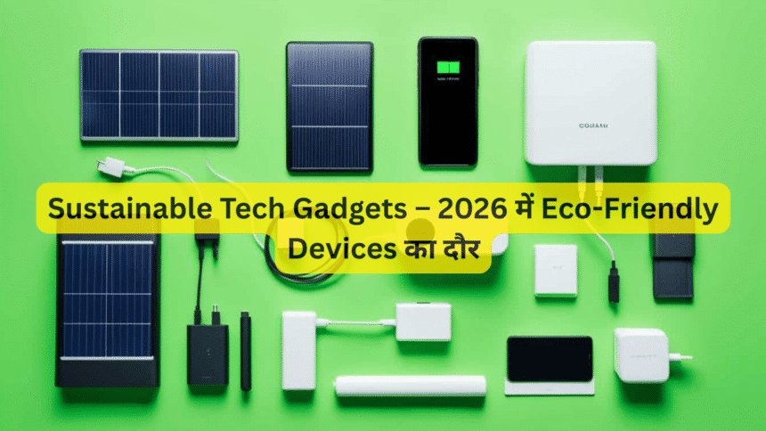 Sustainable Tech Gadgets – 2026 में Eco-Friendly Devices का दौर