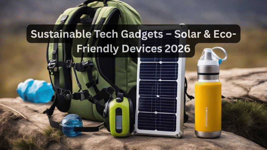 Sustainable Tech Gadgets – Solar & Eco-Friendly Devices 2026