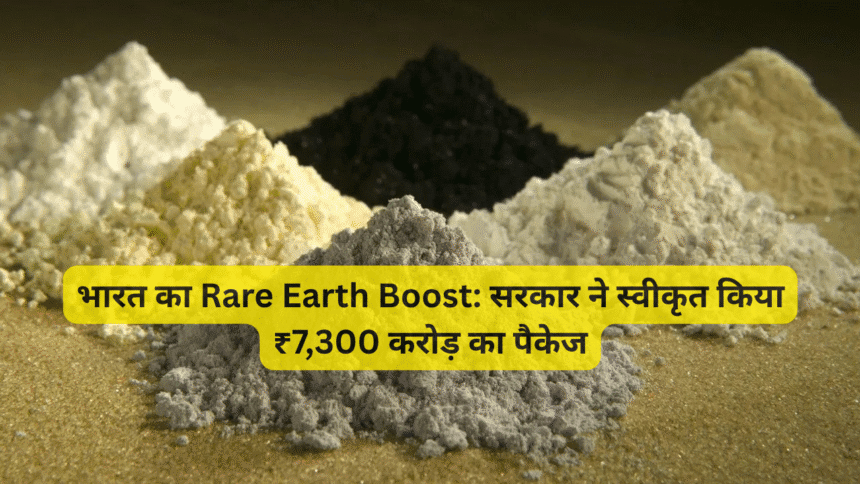 भारत का Rare Earth Boost: सरकार ने स्वीकृत किया ₹7,300 करोड़ का पैकेज