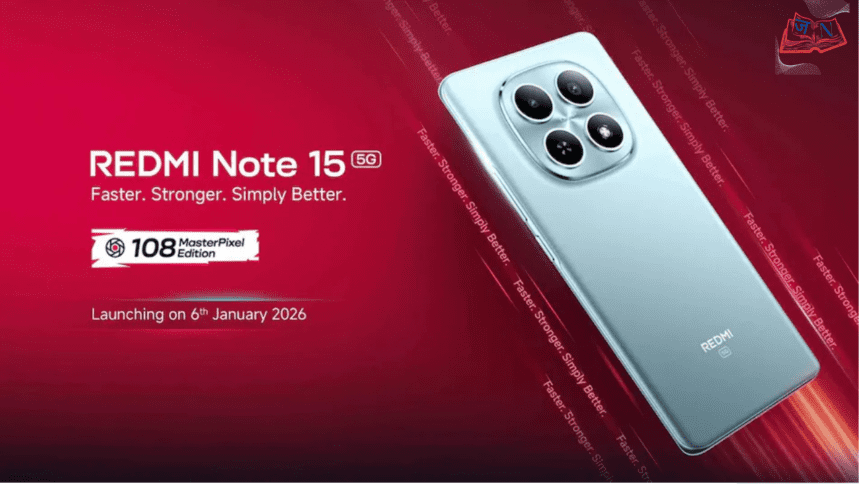 Redmi Note 15 5G भारत में लॉन्च से पहले बड़ी जानकारी — कीमत, स्टोरेज और स्पेसिफिकेशन