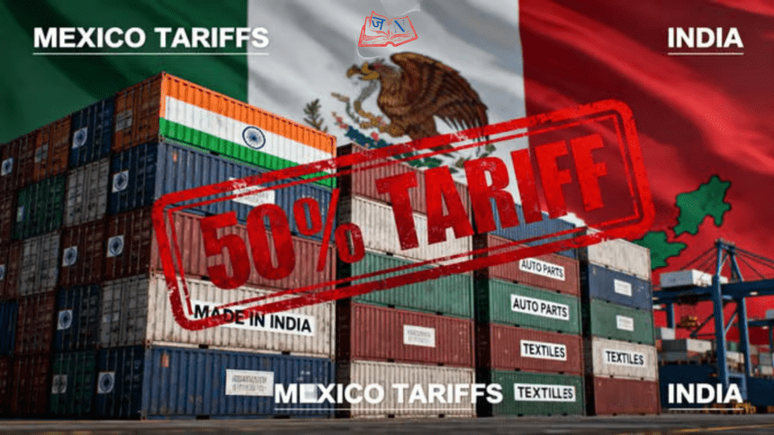 मेक्सिको का बड़ा फैसला: जनवरी 2026 से भारत के 75 % निर्यात पर टैरिफ बढ़ेंगे — 50 % तक शुल्क, कारोबार पर भारी प्रभाव