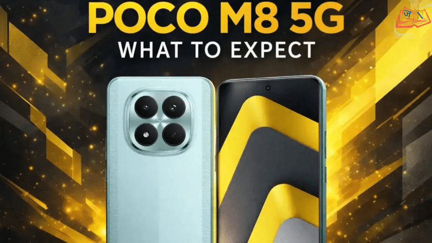 POCO M8 5G भारत में जल्द लॉन्च: 3D कर्व्ड डिस्प्ले