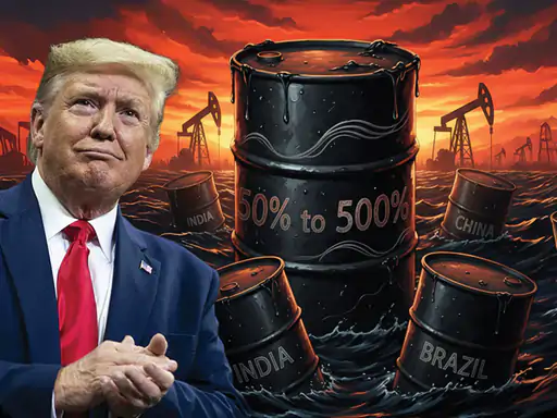 Donald Trump ने रूस से तेल खरीदने वाले देशों पर 500% तक टैरिफ लगाने वाला बिल मंज़ूर किया