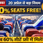 Flight Seat Rules Big Update: अब फ्लाइट में 60% सीटें फ्री
