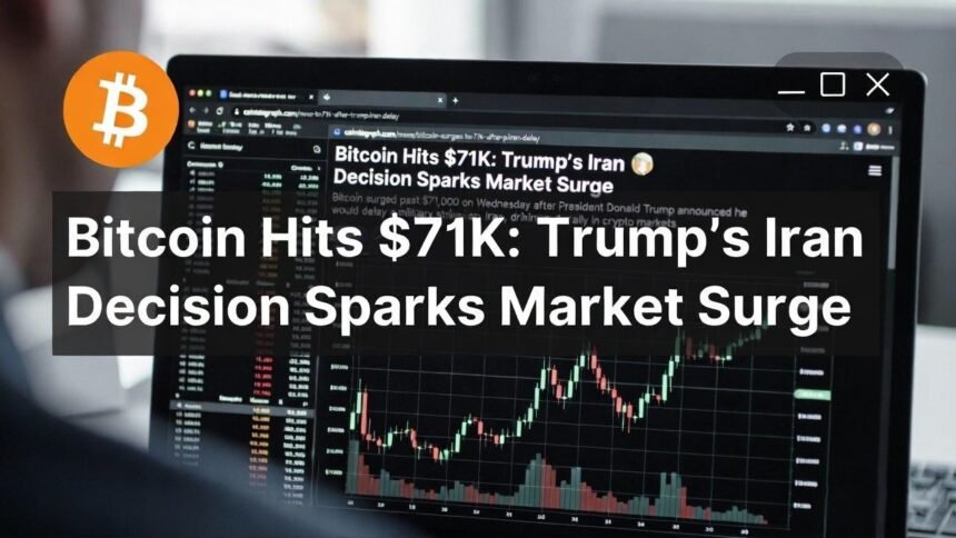 Bitcoin Surge: $71,000 के पार पहुंचा BTC