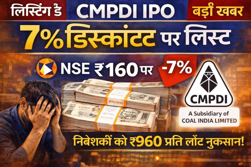 CMPDI Share Listing: 7% डिस्काउंट पर लिस्ट हुआ शेयर
