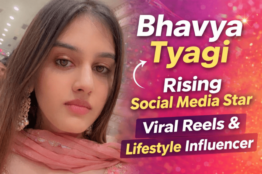 Bhavya Tyagi: सोशल मीडिया की उभरती स्टार