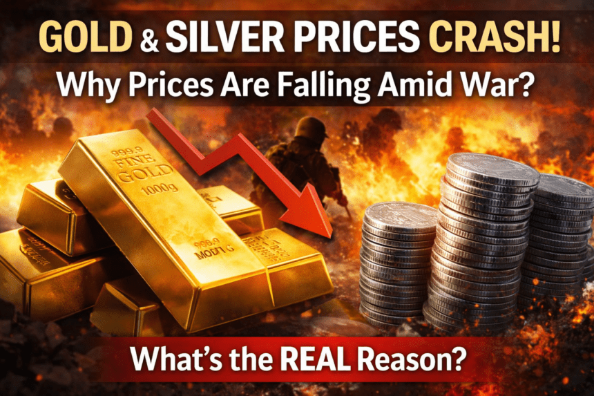 Gold Silver Price Crash: जंग के बीच क्यों टूट रहे सोना-चांदी के दाम? जानिए बड़ी वजह