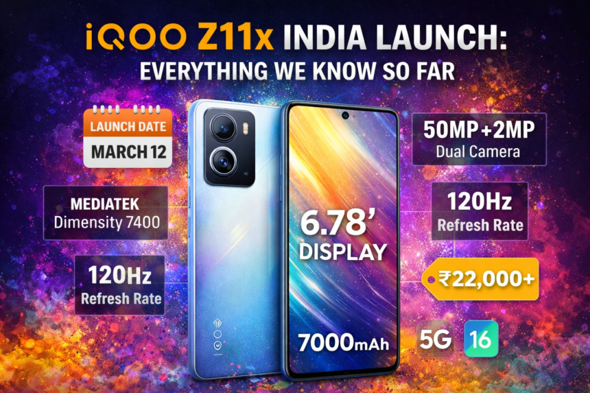 iQOO Z11x भारत लॉन्च