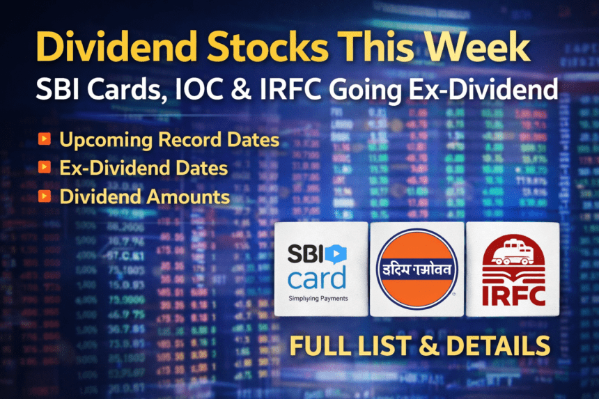 Dividend Stocks This Week