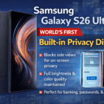 Samsung Galaxy S26 Ultra: दुनिया का पहली Built‑in Privacy Display वाला स्मार्टफोन — पूरी जानकारी
