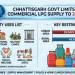 छत्तीसगढ़ सरकार ने वाणिज्यिक LPG आपूर्ति 20% तक सीमित की