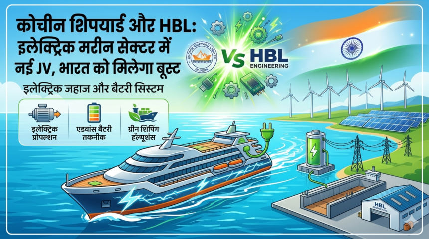 Cochin Shipyard और HBL का बड़ा कदम: इलेक्ट्रिक मरीन सेक्टर में नई JV, भारत को मिलेगा बूस्ट