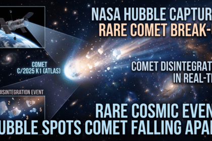 NASA का Hubble Telescope ने देखा कॉमेट का टूटना – C/2025 K1 ATLAS हुआ बिखर