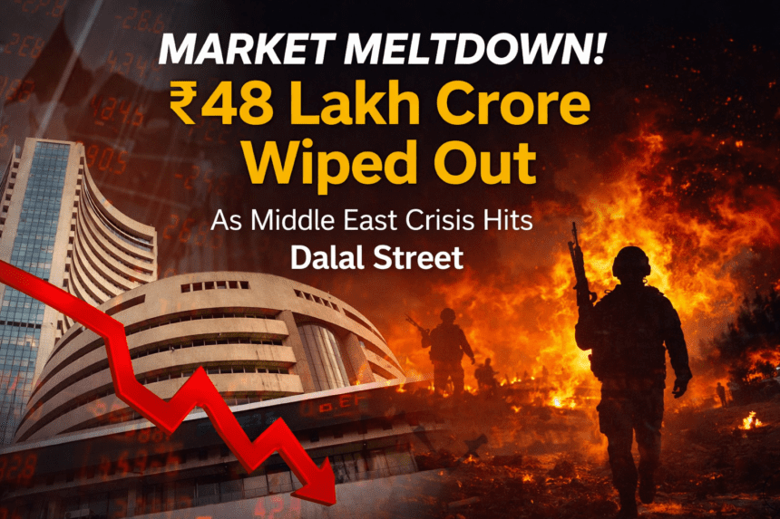 Market Meltdown: Dalal Street में हड़कंप, ₹48 लाख करोड़ डूबे