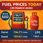 Fuel Prices Today (29 March 2026)