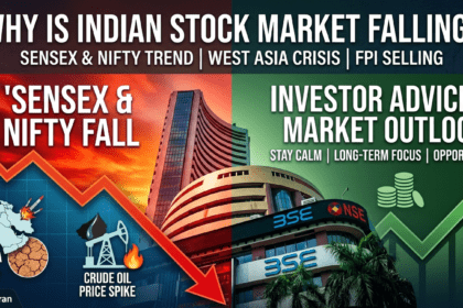 भारतीय शेयर बाजार गिरावट 2026: पश्चिम एशिया तनाव के कारण Sensex‑Nifty दबाव में