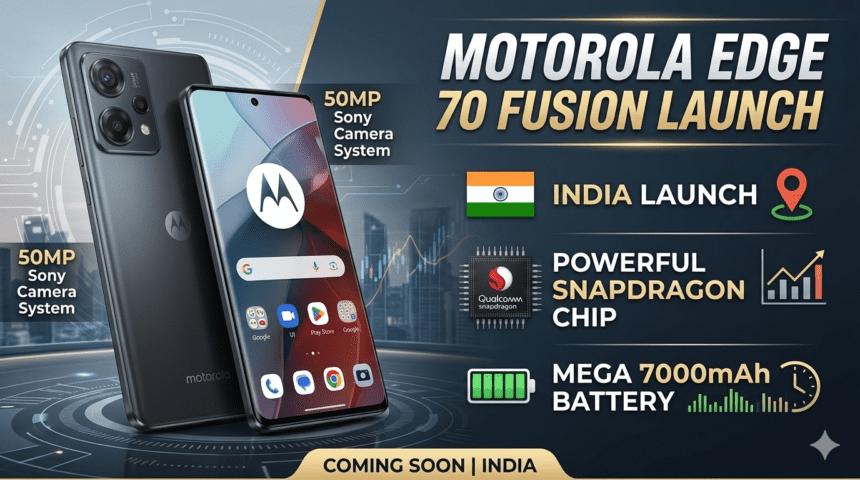 Motorola Edge 70 Fusion Launch: 50MP Sony कैमरा, Snapdragon चिप और 7000mAh बैटरी के साथ भारत में लॉन्च