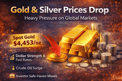 सोना‑चांदी के भाव में गिरावट: अंतरराष्ट्रीय बाजार में क्यों हो रहा है भारी दबाव