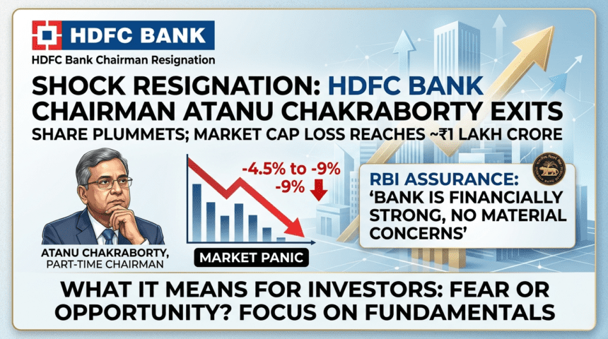 HDFC Bank चेयरमैन का इस्तीफा: निवेशकों को चिंता करनी चाहिए? 2026 विश्लेषण