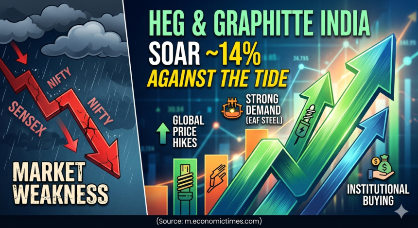 HEG और Graphite India के शेयरों में जोरदार उछाल