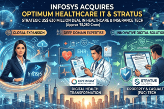 Infosys ने Optimum Healthcare IT और Stratus का ₹5,260 करोड़ में अधिग्रहण किया