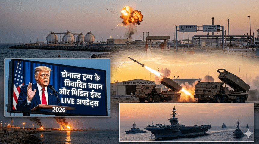 Prince Sultan Air Base पर हमला, ट्रम्प के विवादित बयान और मिसाइल हमले