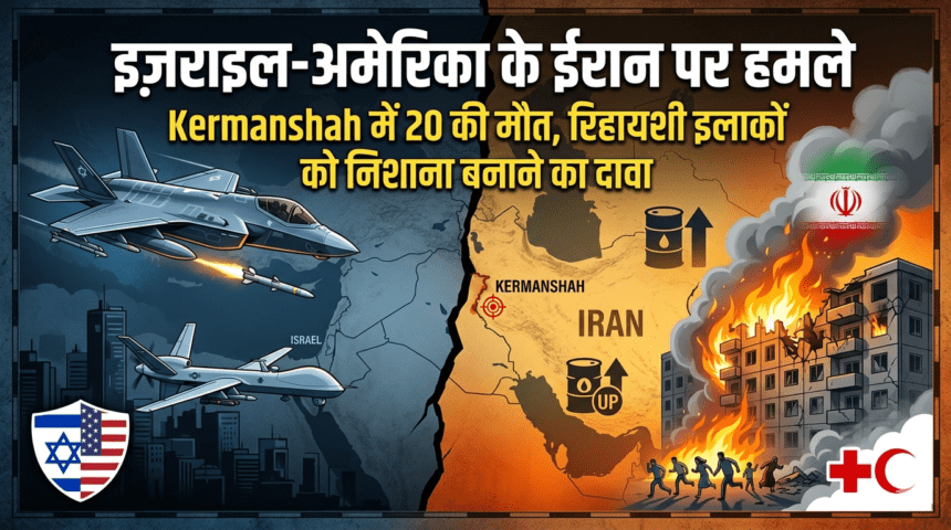 Israel–US Strikes in Iran: Kermanshah में 20 लोगों की मौत