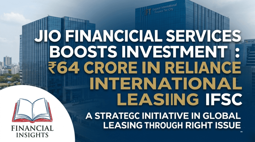 Jio Financial ने Reliance International Leasing IFSC में ₹64 करोड़ का निवेश किया